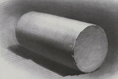 素描起步系列三│圆柱体的作画要点